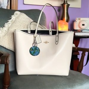 Authentic Coach Shoulder Bag with Coach Key Chain